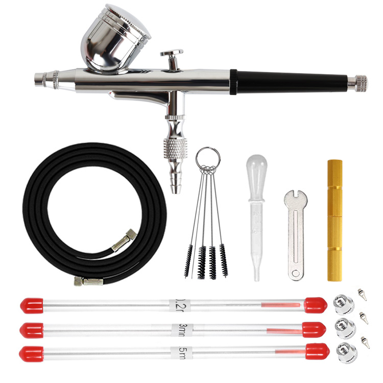 Stylo aérographe à double action alimenté par gravité